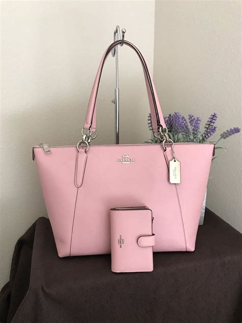 cheap pink coach purses|pink reversible coach purse.